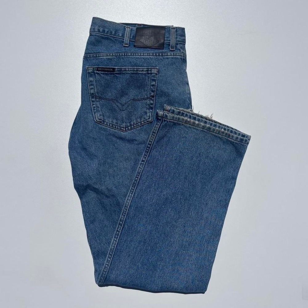 Harley Davidson Blue Denim Jeans - 40x32
